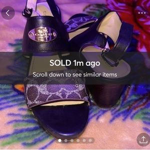 🎉SOLD🎉Coach Wedges